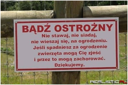 Bądż ostrożny