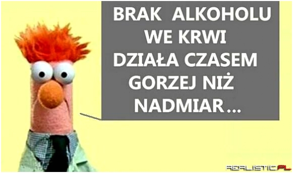 Brak alkoholu...