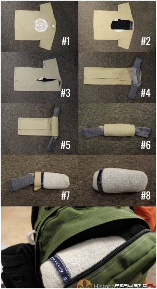 Fachowe składanie koszulek