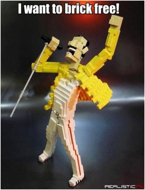 I want to brick free