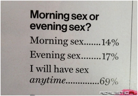 Morning sex