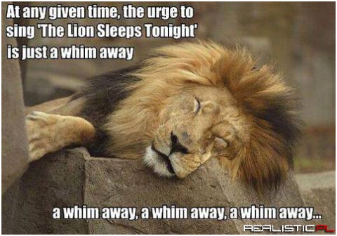 A whim away