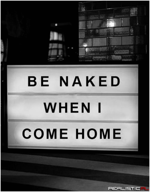 Be naked