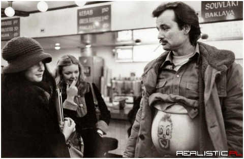 Bill Murray hanging out in NYC, 1970s