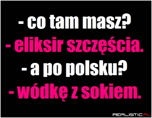 Co tam masz...