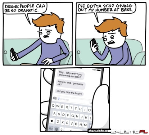 Drunk people