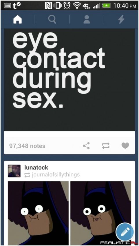 Eye contact