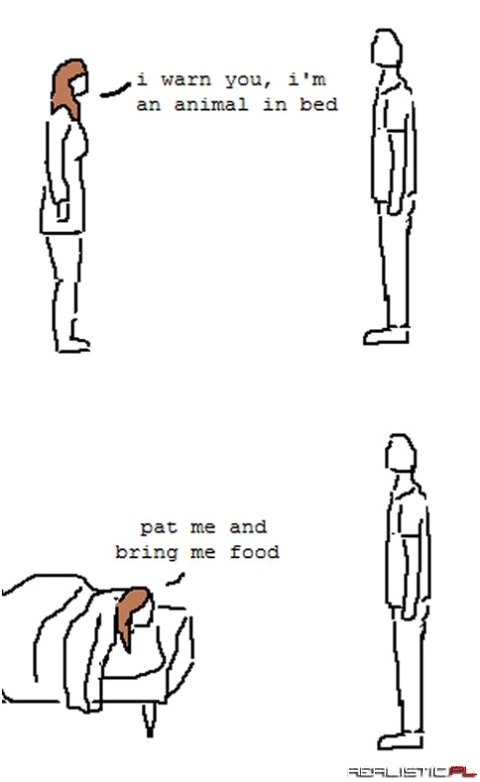 I warn you