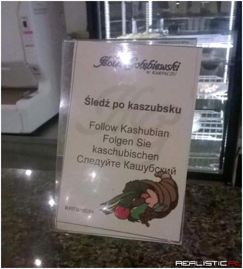 ledż po kaszubsku