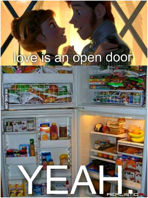 Love is an open door
