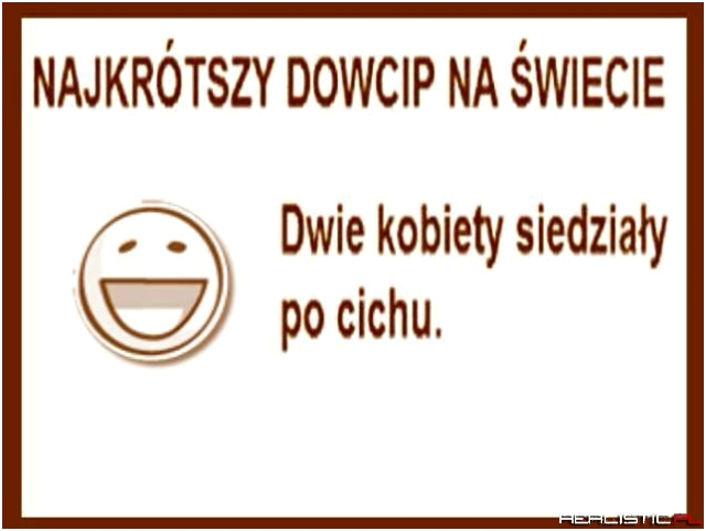 Najkrótszy dowcip
