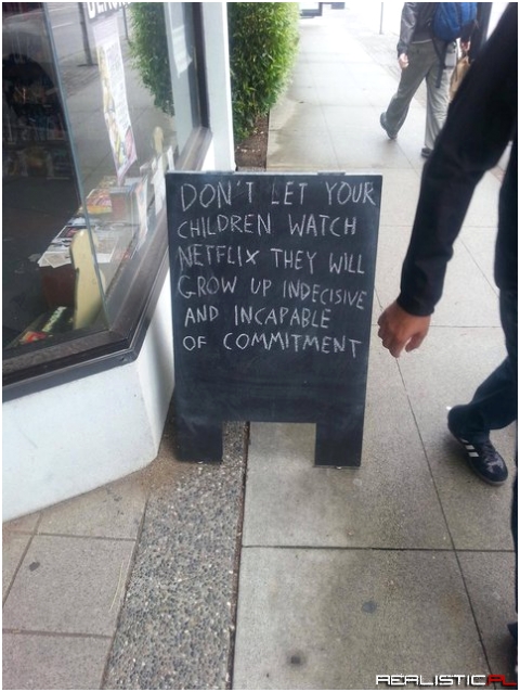Outside one of the only remaining video rental stores in my city