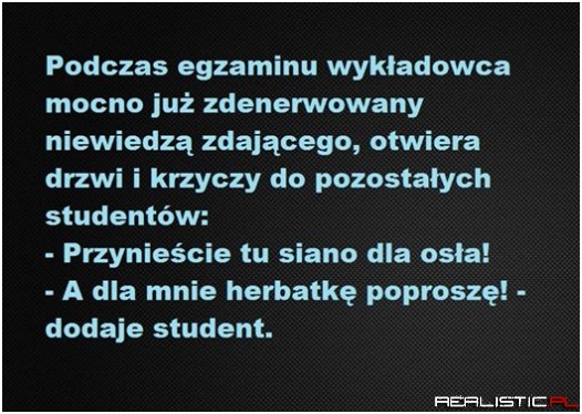 Podczas egzaminu