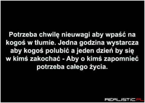 Potrzeba chwilę nieuwagi