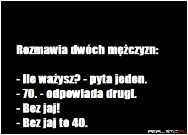 Rozmowa dwóch mężczyzn