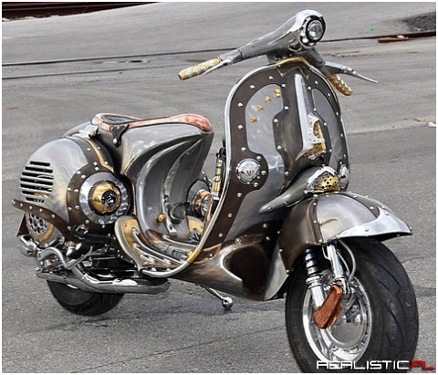 Steampunk vespa