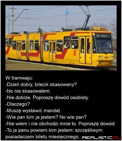 W tramwaju