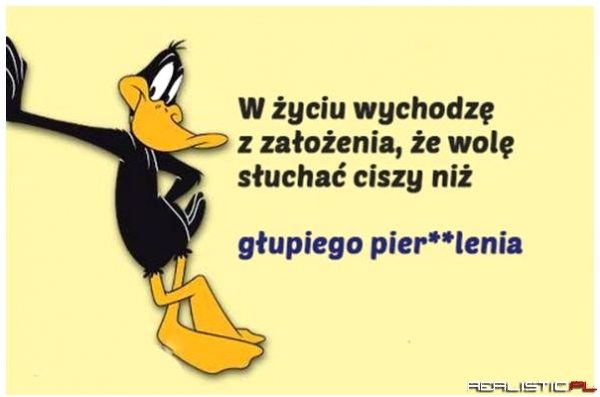 W życiu...