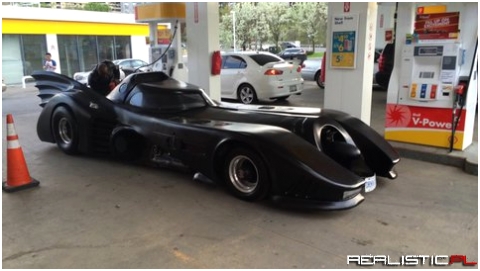Was filling up my car when this guy rolled up