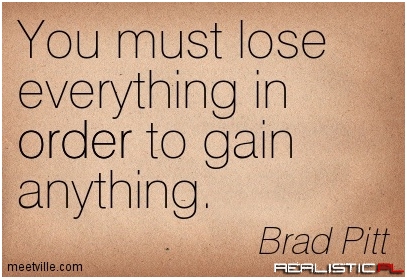 You must lose...