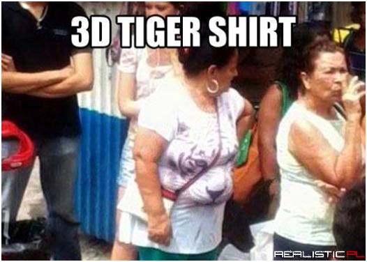 3D tiger shirt