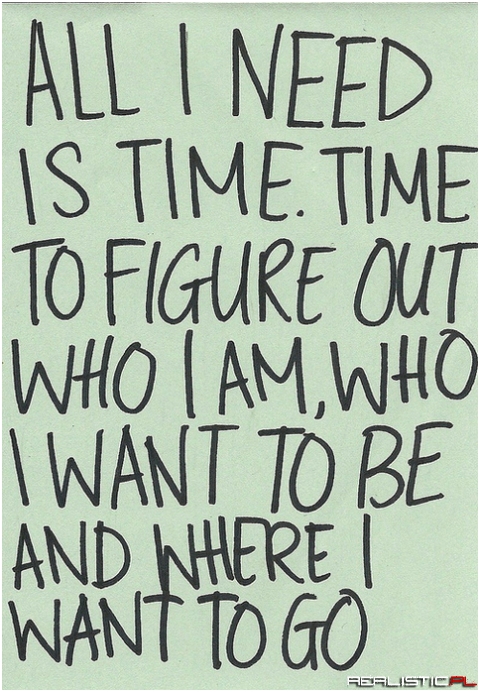 All I need is time