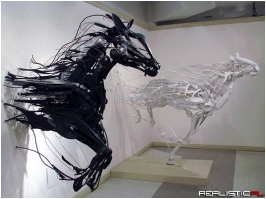 Amazing art made out of recycled materials!