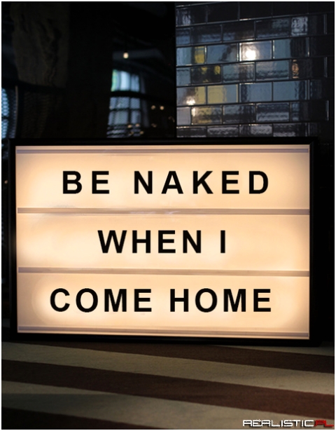 Be naked