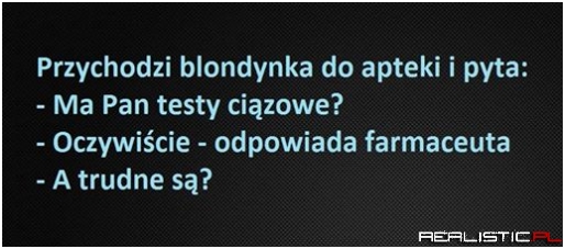 Blondynka w aptece