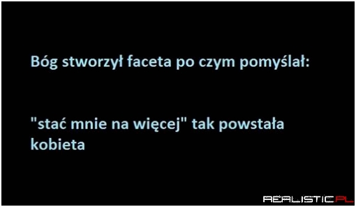 Bóg stworzył faceta