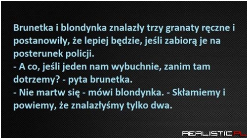 Brunetka i blondynka