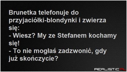 Brunetka telefonuje