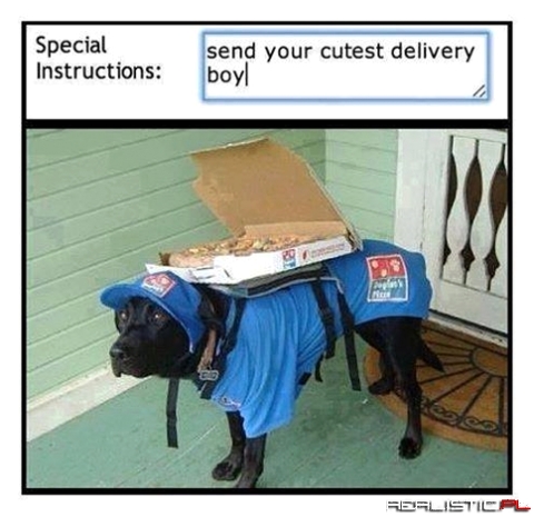 Delivery boy