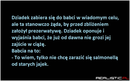 Dziadek zabiera się do babci