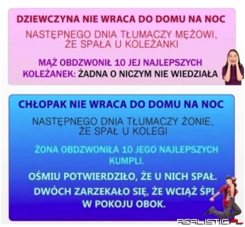 Dziewczyna vs Chłopak