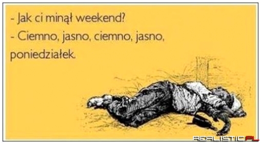 Jak ci minał weekend