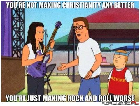 King of the Hill on Christian rock
