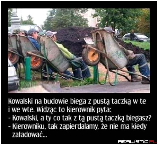 Kowalski na budowie