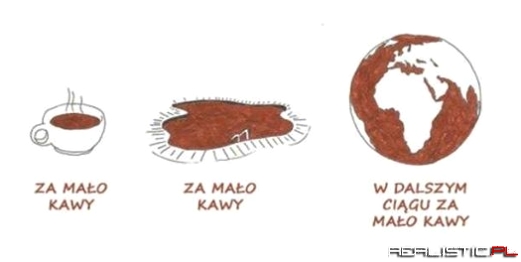 Mało kawy