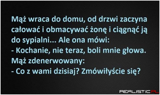 Mąż wraca do domu