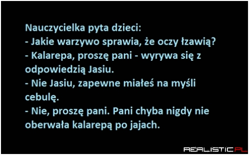 Nauczycielka pyta dzieci