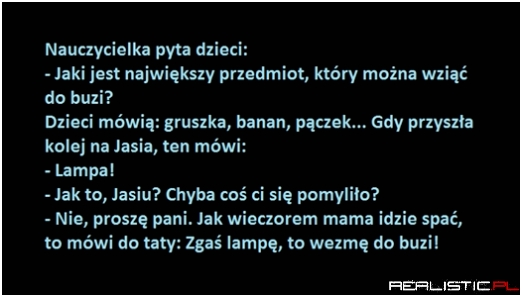 Nauczycielka pyta dzieci