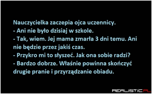 Nauczycielka zaczepia ojca