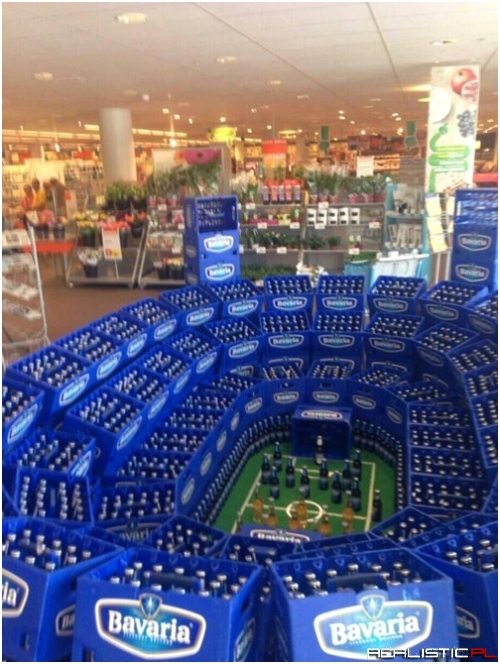 Now That's How You Do a Beer Display!