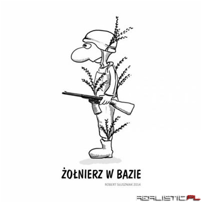 ołnierz w bazie