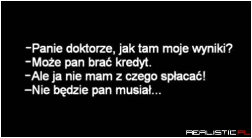 Panie doktorze...