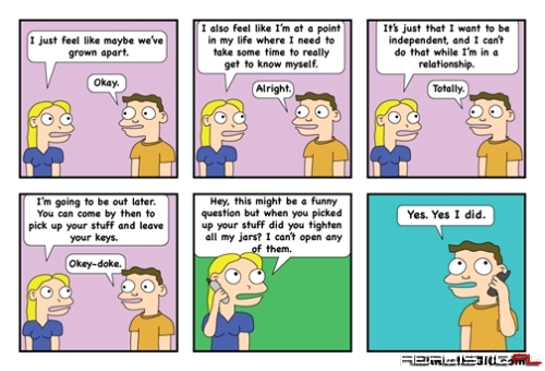 Passive-Aggressive Break Up