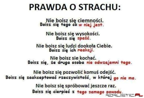 Prawda o strachu