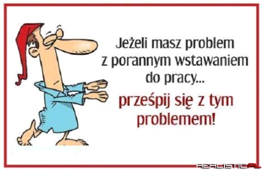 Problem z porannym wstawaniem