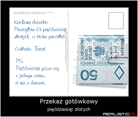Przekaz gotówkowy